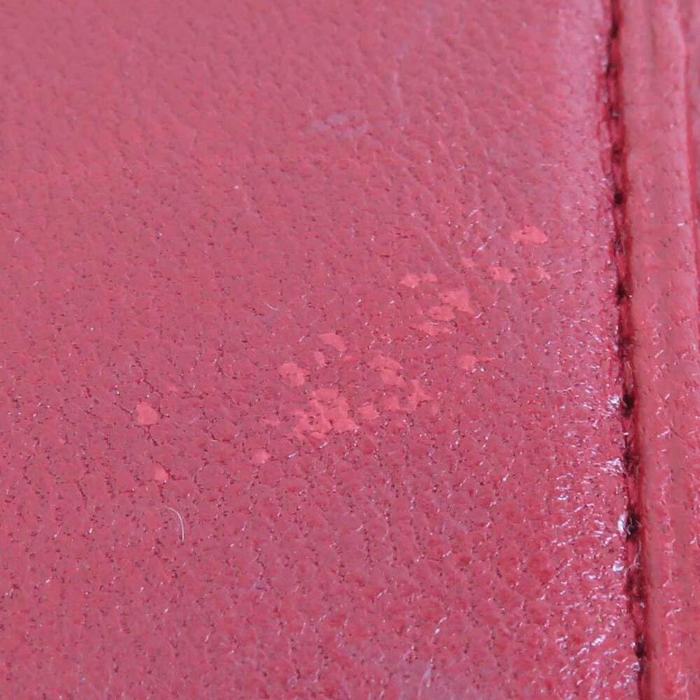 CHANEL Red Leather Wallet - Picture 5 of 8